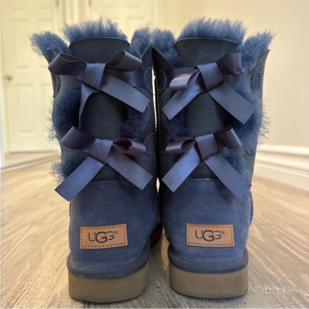 UGG Bailey Bow boots Navy blue